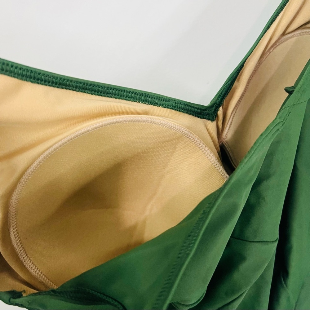 Summersalt The Perfect Wrap Green Wrap One-Piece Swimsuit Size 10 - Picture 7 of 7